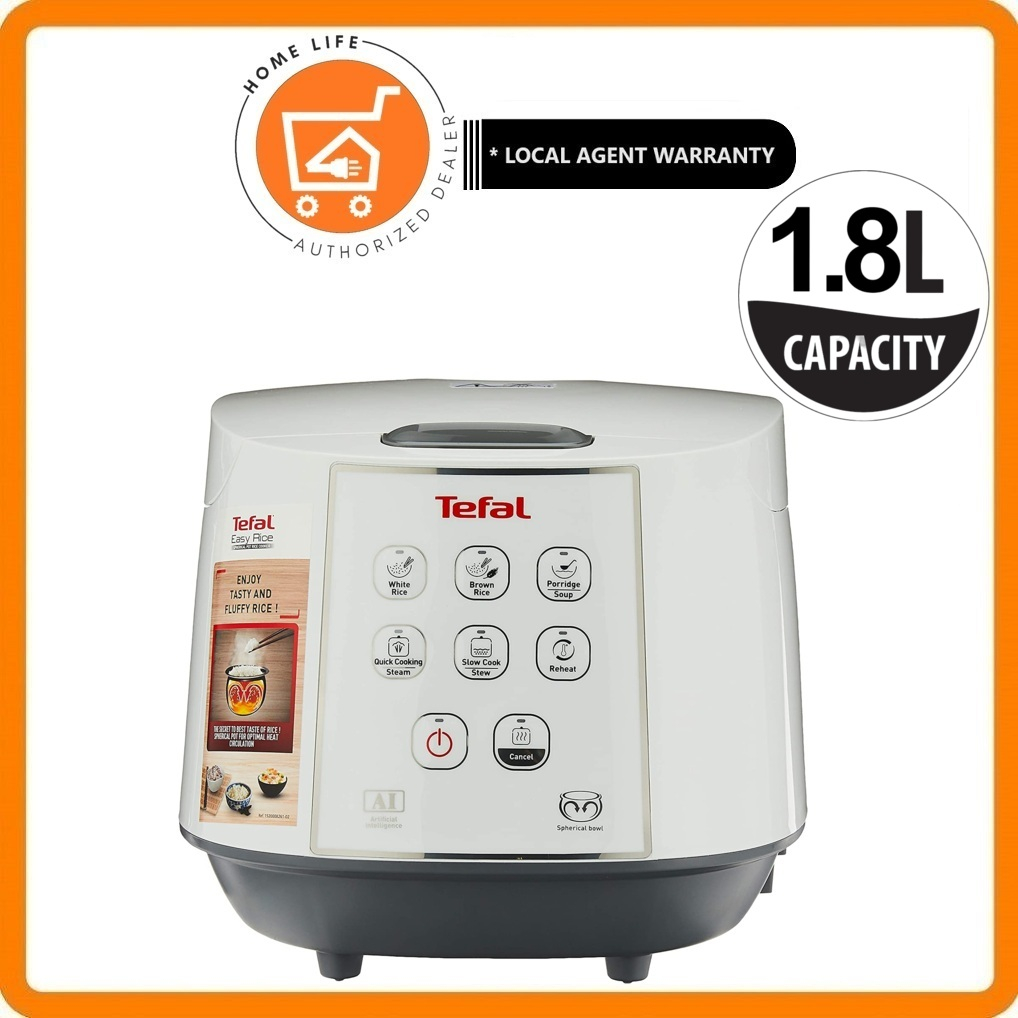 Tefal RK7321 Easy Fuzzy Logic Rice Cooker 1.8L Shopee Singapore