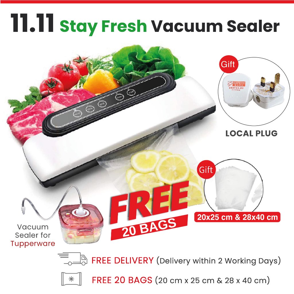 D05 WET & DRY Vacuum Sealer Machine Plastic Sealer Sealing Machine