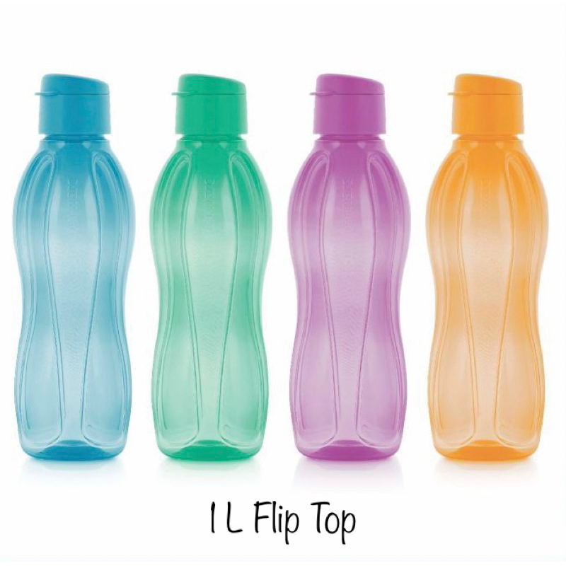 Authentic Tupperware 1L Flip Top Eco Bottle l BPA Free Bottle Shopee