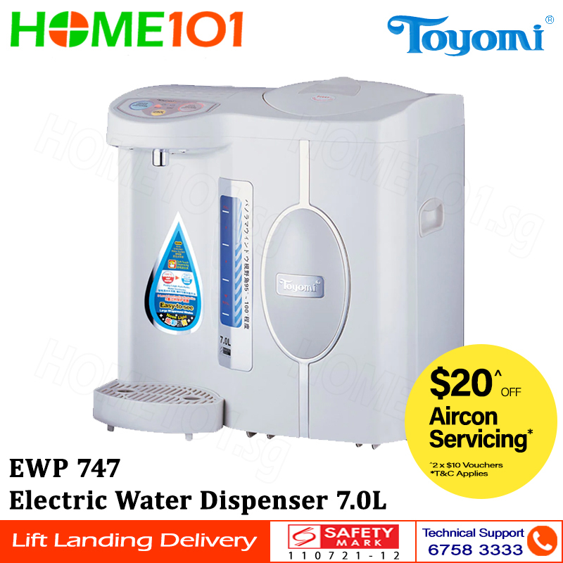 TOYOMI 7.0L Electric Hot and Warm Water Dispenser EWP 747, TOYOMI