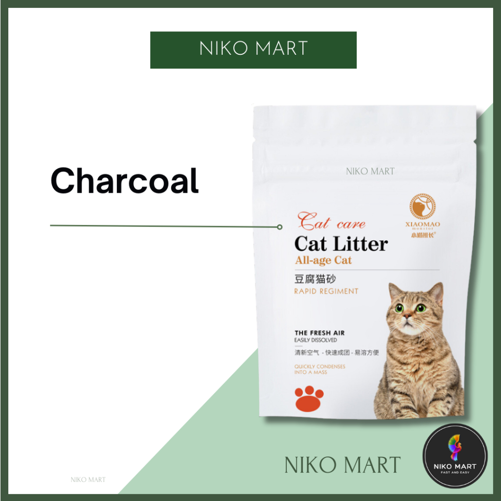 Tofu Litter 1.8KG / Cat Litter Tofu / Cat Sand / Tofu Cat Litter Xiao