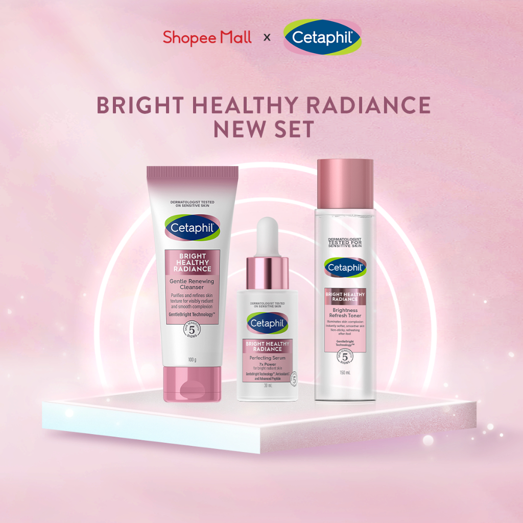 Cetaphil Bright Healthy Radiance New Set Gentle Renewing Cleanser 100g