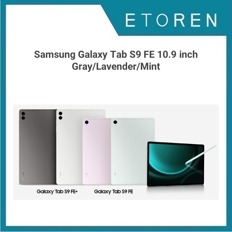 Samsung Galaxy Tab S9 FE Plus 12.4 inch SMX610 Wifi 128GB Gray