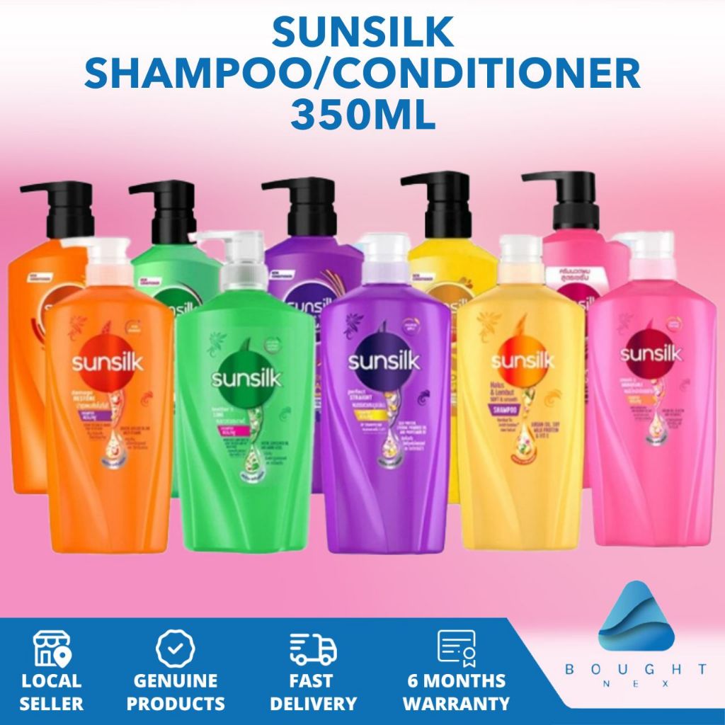 Sunsilk Shampoo and Conditioner Damage Restore Nourishment Straight