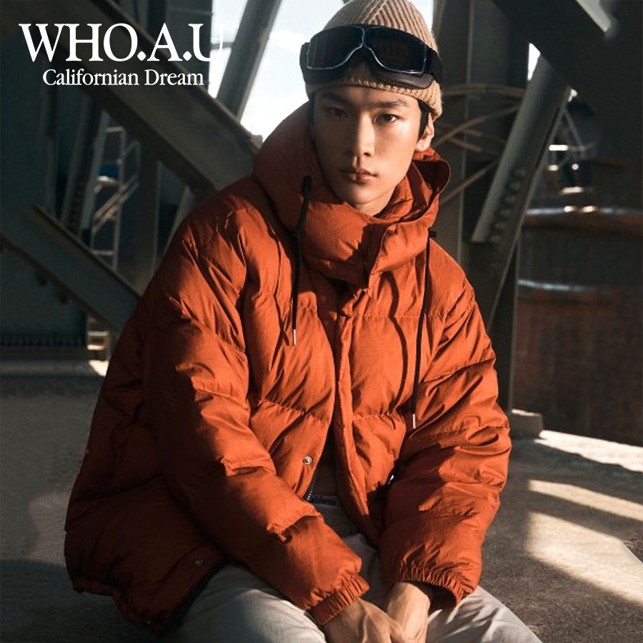 WHO.A.U Uni Detachable Hood Down Short Puffer Jacket WHJDD4V13U WHJDE1194U Shopee Singapore