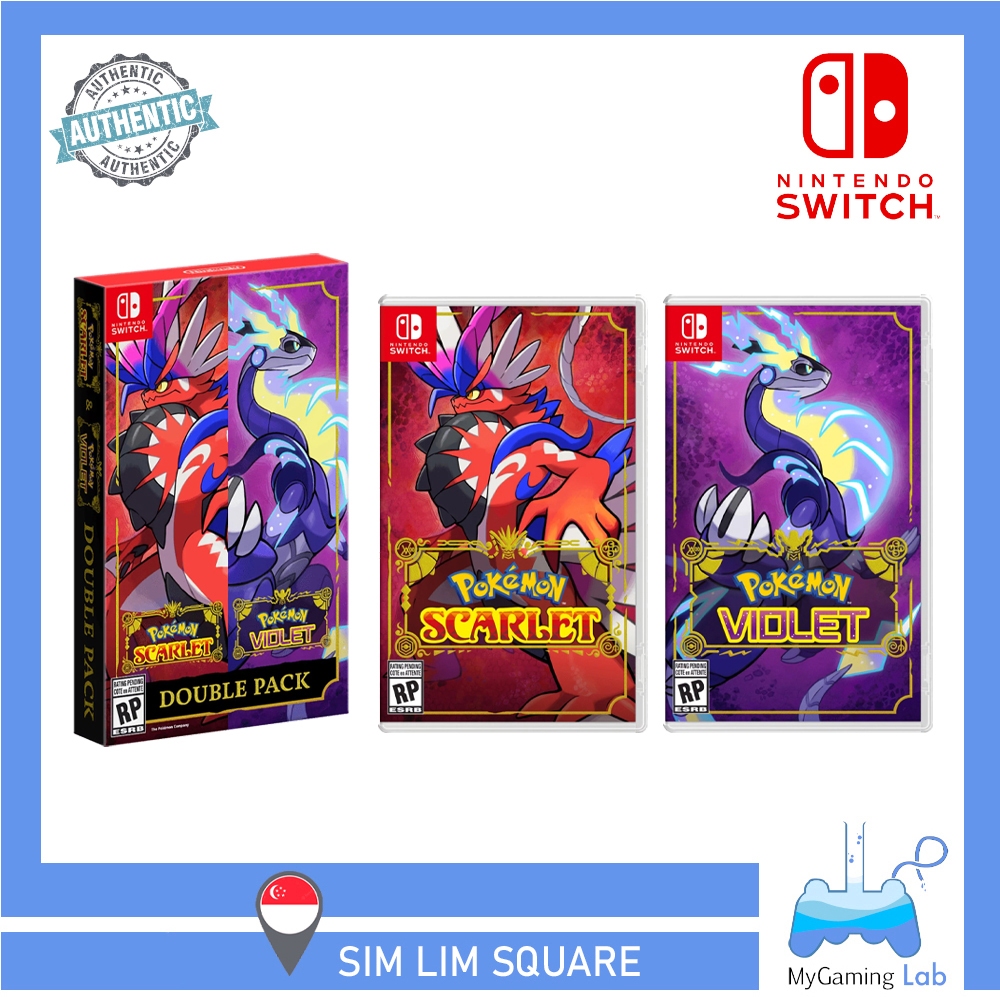 [SG] Nintendo Switch Games Pokemon Scarlet / Violet / Double Pack ...