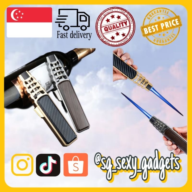 [LOCAL SELLER] WindProof Turbine Torch with Big Flames/Carbon design ...