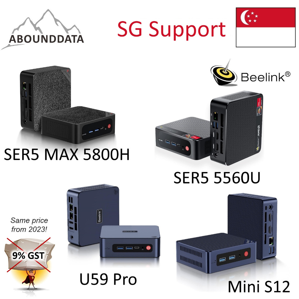  Beelink Mini S12 Pro Mini PC, 12th Gen Intel-N100 (4C/4T, Up to  3.4GHz), 16GB RAM DDR4 500GB PCle SSD, Mini Desktop Computer 4K@60Hz, Dual  HDMI, WiFi6, BT5.2, USB3.2, LAN, Low Power 