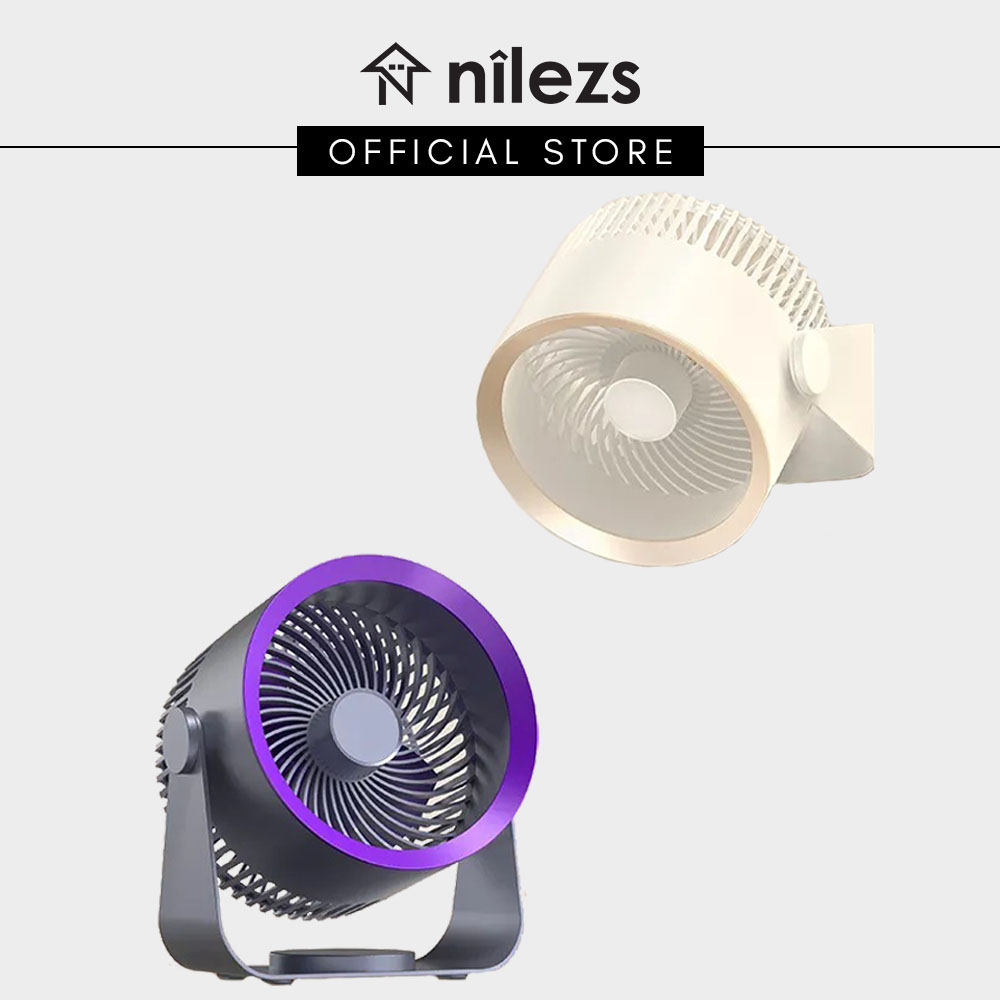 Strong Cyclone Fan, Portable Desktop Fan Wireless 4000mah, Wall Mount ...