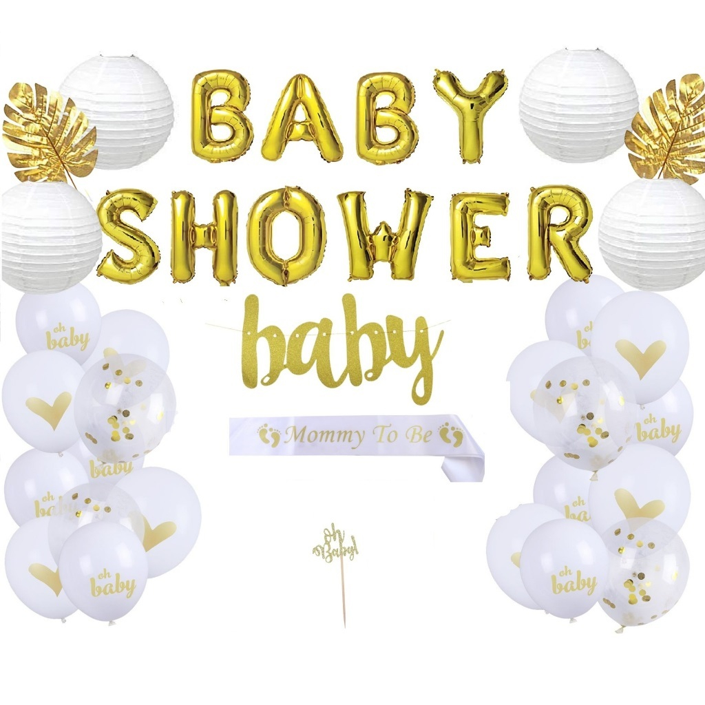 (SG Seller) Baby Shower Decorations Neutral, Baby Shower Decoration Set