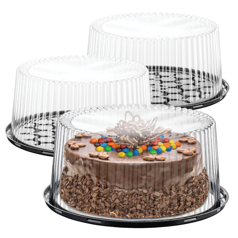 Plastic packaging for chiffon cake /sponge cake 10pcs per set