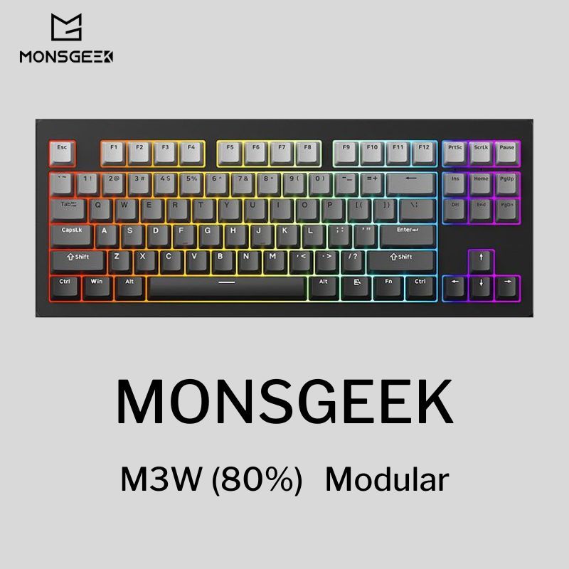[SG Seller]MonsGeek M3W Custom Prebuilt Mechanical Keyboard Trimode