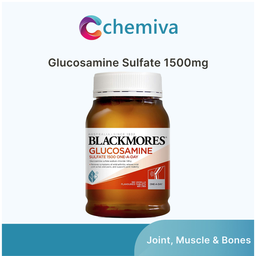 [Fast Shipping] Blackmores Glucosamine Sulfate 1500mg,180 Tablet