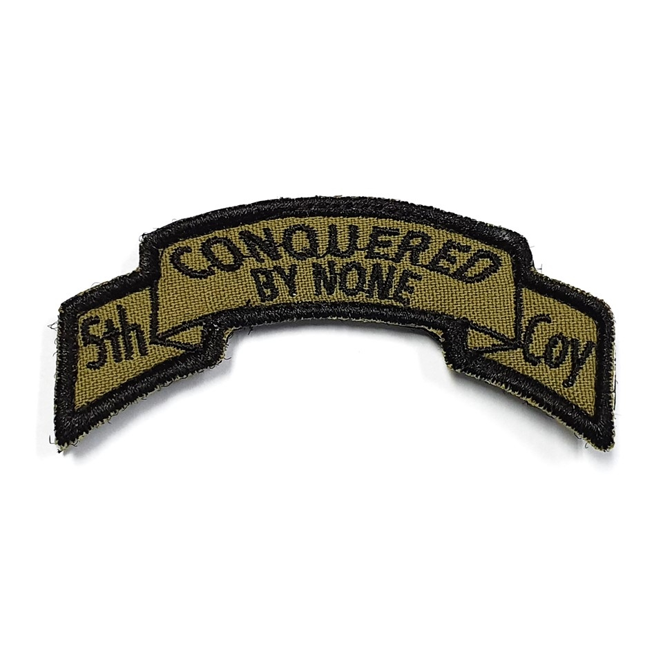 Army SAF Military Commando 5th Company Conquered By None Ribbon ...