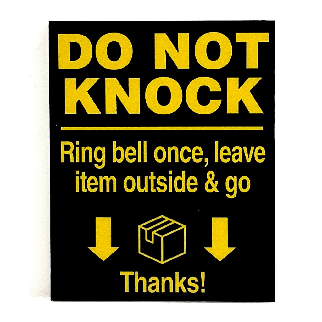 Wuytile Funny Baby Sleeping Hanging Sign Plaque, Do Not Knock Or Ring The Bell, Round Wooden Door Hanger For Baby Room, Nursery, Front Door, Door Knob