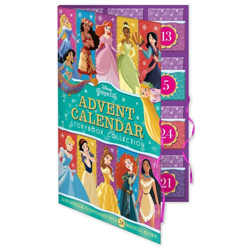 Disney Princess Advent Calendar Storybook Collection (24 Princess