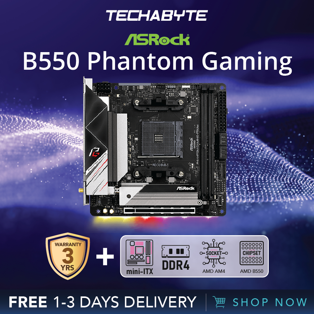 ASRock B550 Phantom Gaming-ITX/ax Socket AM4 - Placa Base