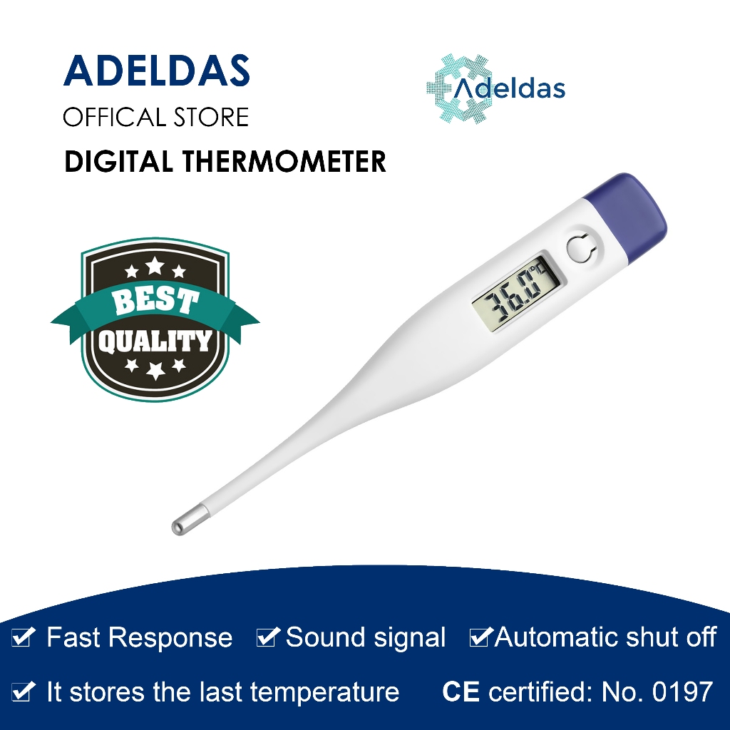 Medical thermometer Adult and Child oral and armpit digital LCD display