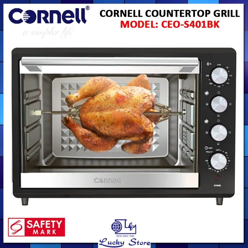 Bulky Cornell Ceo S401bk 40l Countertop Electric Oven Rotisserie And Convection Feature 7744