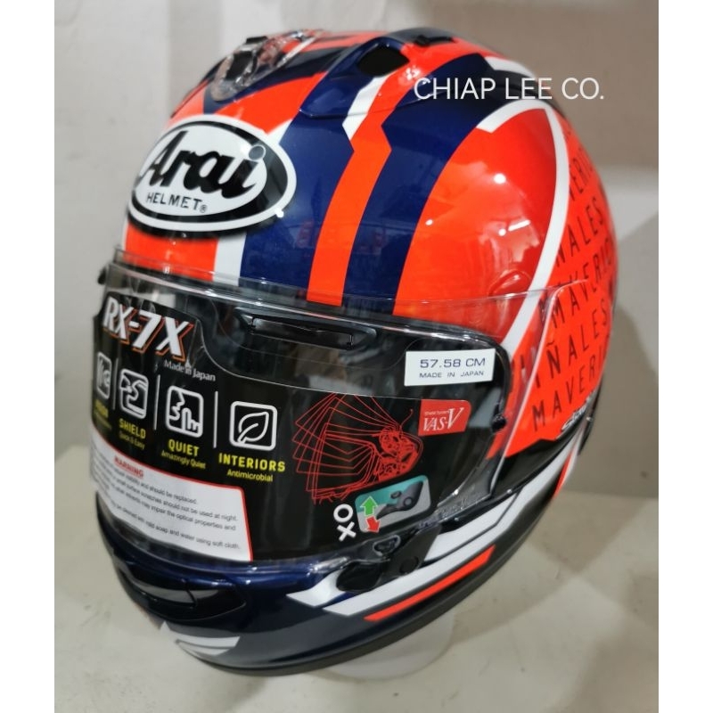 Arai RX7X MAVERICK GP5 (NEW) PSB Approved | Shopee Singapore