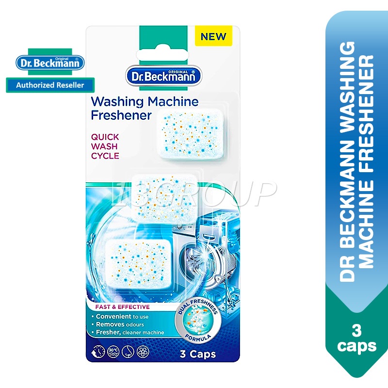 Dr Beckmann Washing Machine Freshener Quick Wash Cycle, 3 Tabs Shopee