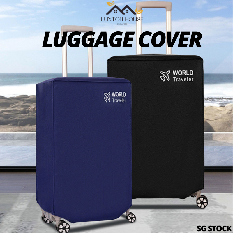 {SG} Luggage Protector Cover Laggage Cover Luggage Cover 24/26/28 Inch Solid Color Waterproof