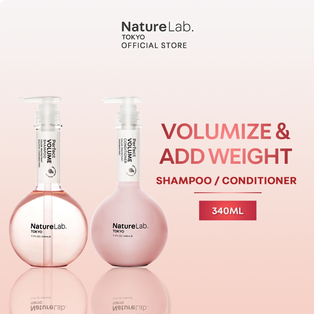 NatureLab Tokyo Perfect Volume Shampoo/Conditioner 340ml | Shopee Singapore
