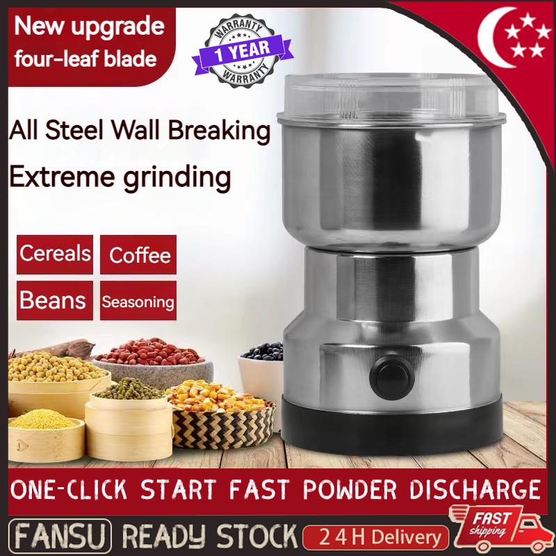 Coffee Grinder Electric, HOMEASY Electric Spice Grinder Coffee Bean Grinder  Spice Blender for Coffee Bean Nuts Spice with 304 Stainless Steel Blades