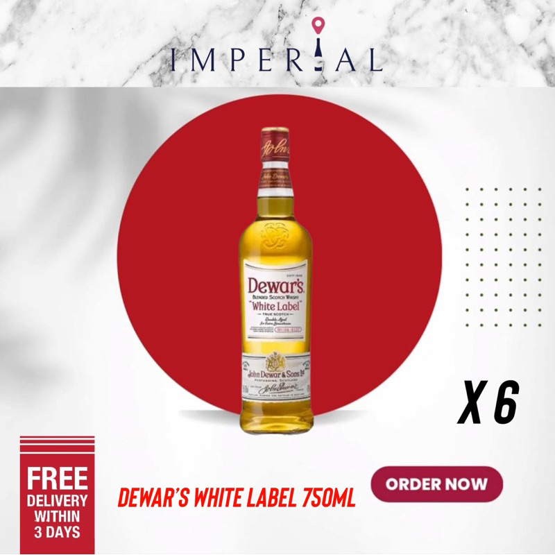 Dewar's White Label 750ML (Bundle of 6) Shopee Singapore