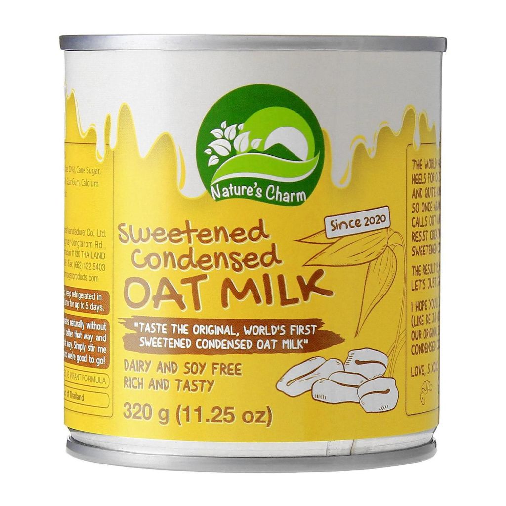 Nature's Charm Sweetened Condensed Oat Milk (320g) Vegan SoyFree
