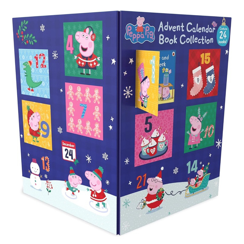 Peppa Pig: 2022 Advent Calendar Book Collection Peppa Pig Storybook (24 ...