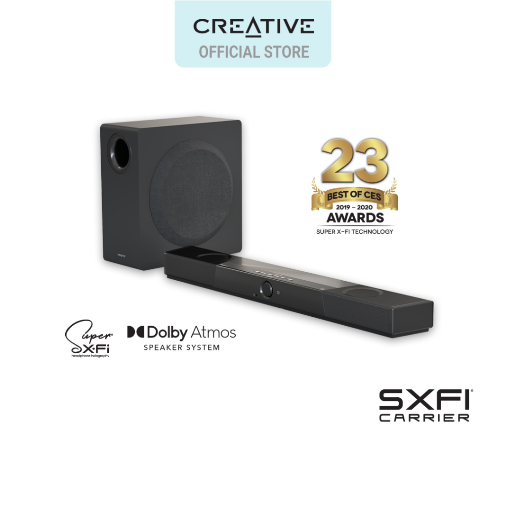 Creative SXFI Carrier - Dolby Atmos® Speaker System Soundbar with