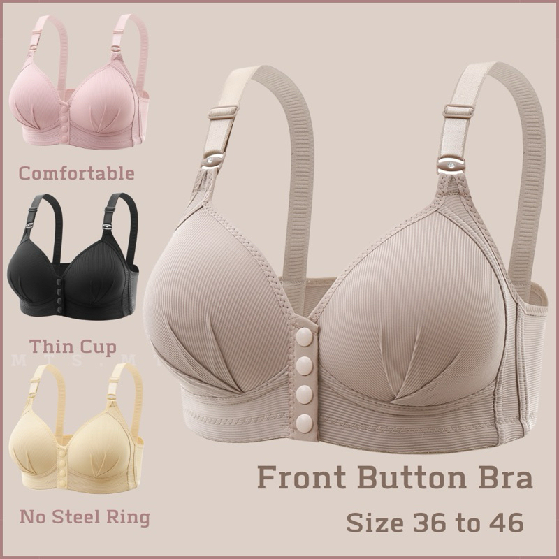 Plus Size Bra For Women Thin Cup Female Underwear Gathered Side Fat Push Up  Without Rims Lingerie Bralette Cde - Bras - AliExpress