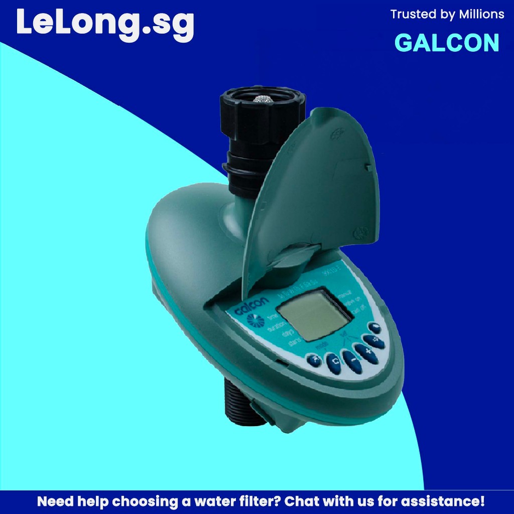 LELONG.SG Galcon 9001 Battery operated tap timer, 9001 Hose End Battery