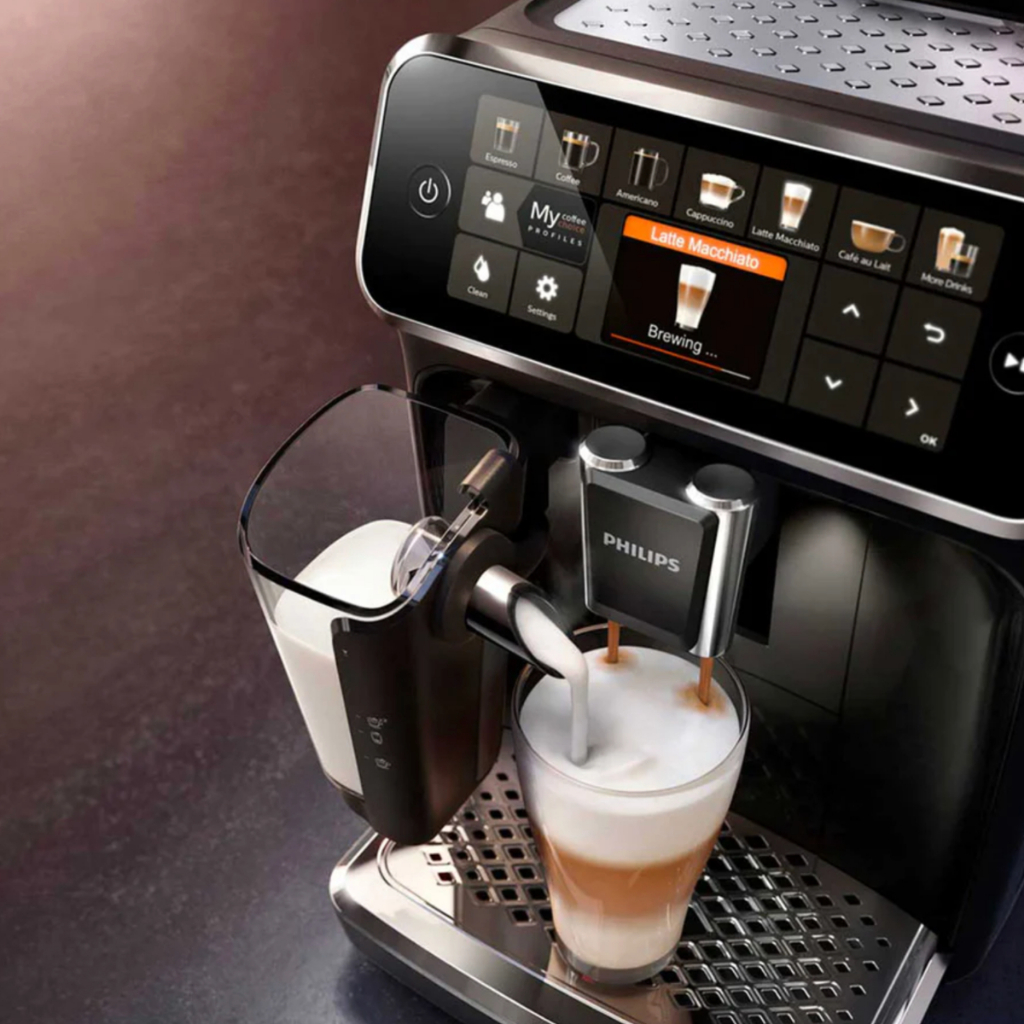 PHILIPS 5400 Series Fully Automatic Coffee Machine (EP5447/93) LatteGo ...