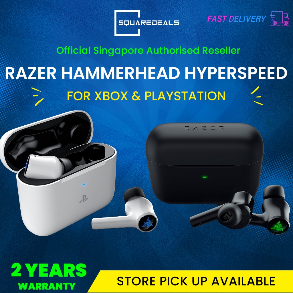 Razer Hammerhead HyperSpeed Wireless Multi-Platform Gaming Earbuds for Xbox