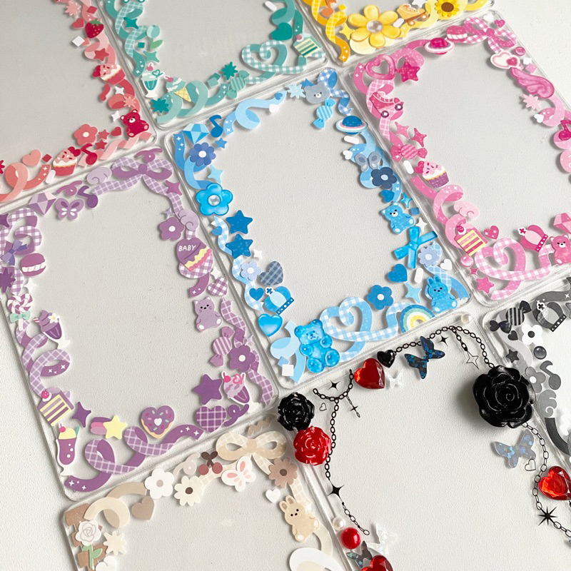 READY INSTOCK Decorated Deco Toploader (B8 size) for Kpop photocards pc