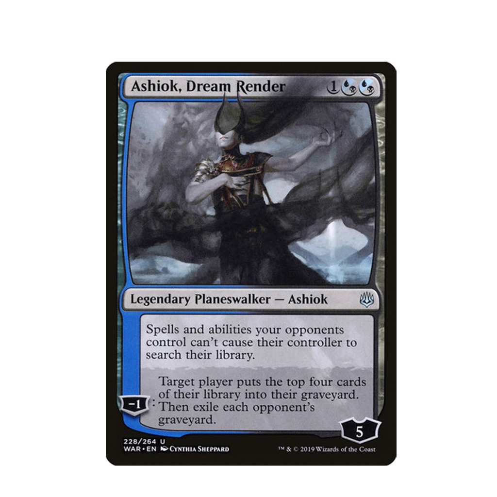 Magic The Gathering Ashiok, Dream Render Card (War of the Spark