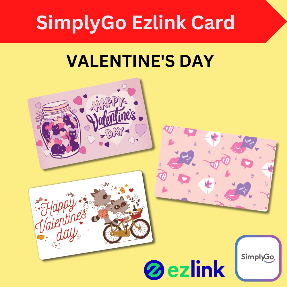 SimplyGo EZLink Card Valentine's Day Gift Shopee Singapore
