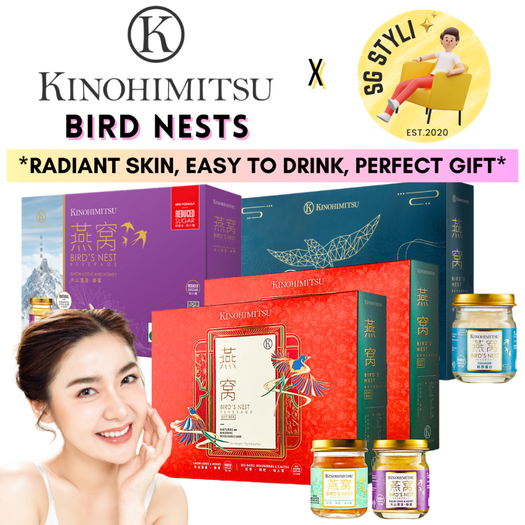 💯Kinohimitsu Bird Nest Snow Lotus & Honey/ Collagen/ Gift Sets Bundle