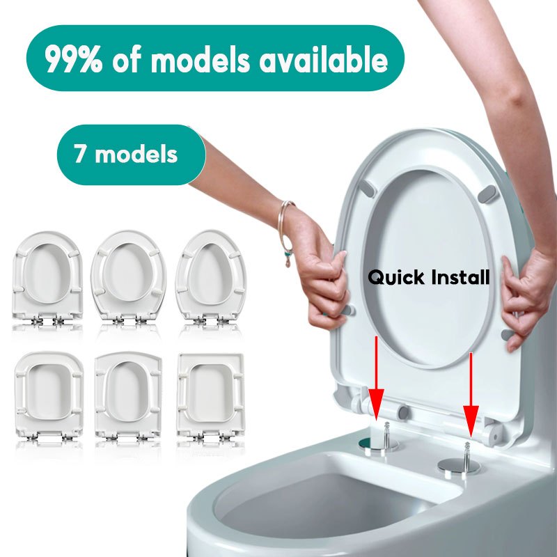EmmAmy® toilet bowl lid cover Household universal toilet seat cover ...