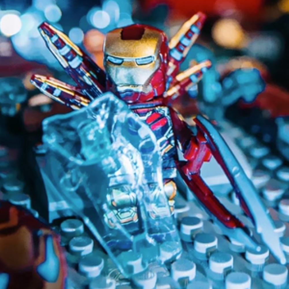 Lego iron man 2024 mark 85 custom