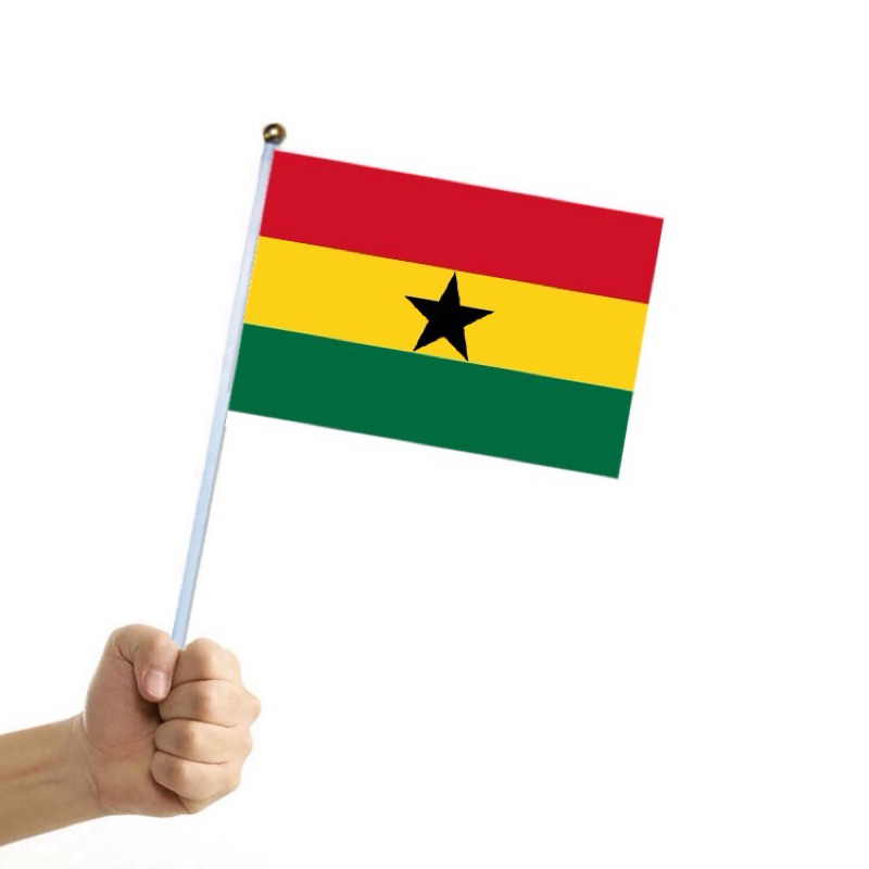 # 33 Ghana 🇬🇭 Flag World Flags Fans Props National Day Japan Korea 