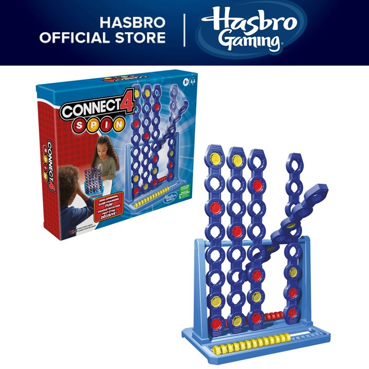 Connect 4 Spin Game, Features Spinning Connect 4 Grid, Board Game for ...