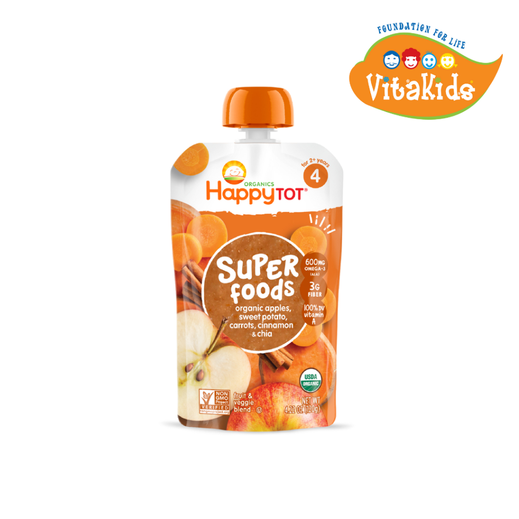 Happy Family Sweet Potato Apple Carrot And Cinnamon Happy Tot Baby