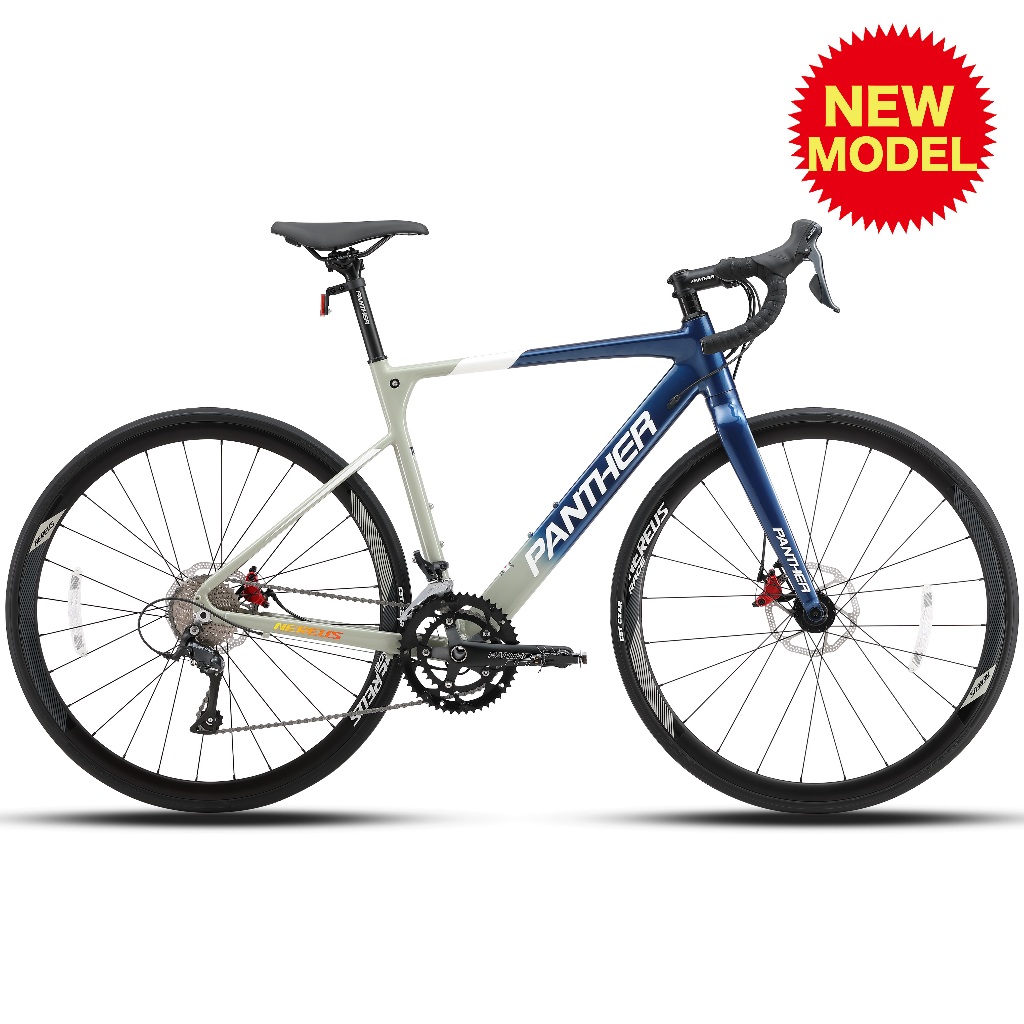 PANTHER NEREUS 700C Road Bike Lightweight Aluminum Frame Fork SHIMANO SORA  18-speed Gravel Handlebar Dual control Lever