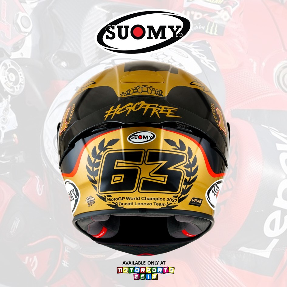SUOMY SR GP Pecco World Champion GOLD Limited Edition Full