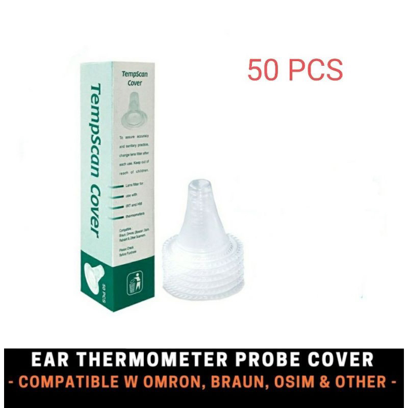 Tempscan Universal Ear Thermometer Probe Hygiene Cover For Omron