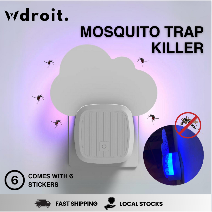 Mosquito Killer Sticker Fly Trap Light Technology Home Insect Free US ...