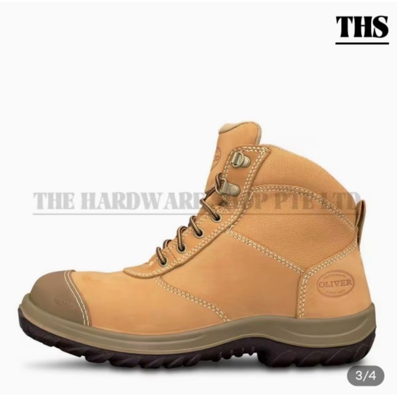 OLIVER Wheat Zip Sided Ankle Boot -（34662P） | Shopee Singapore